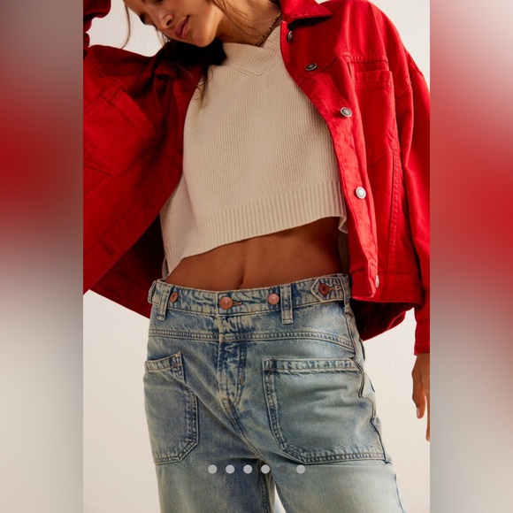 NWT We The Free Palmer Cuffed Jeans - Picture 2 of 8